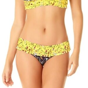 STUDIO Anne Cole Smocked Bikini Bottom Multicolor‎ XL